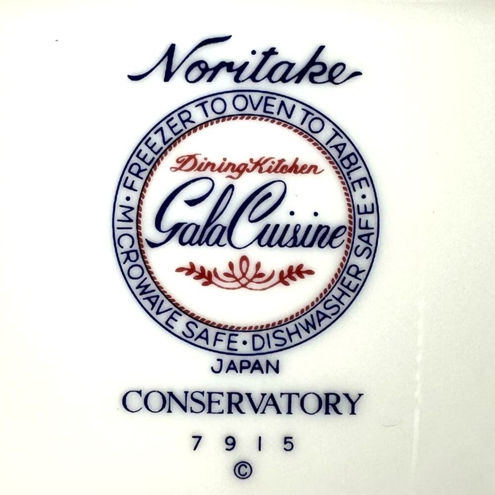 Noritake Conservatory Gala Cuisine 7915 Japan Large Oval Serving Platter-Nice! - Picture 9 of 9
